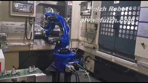 CNC machine tool loading and unloading of Fulzh robot