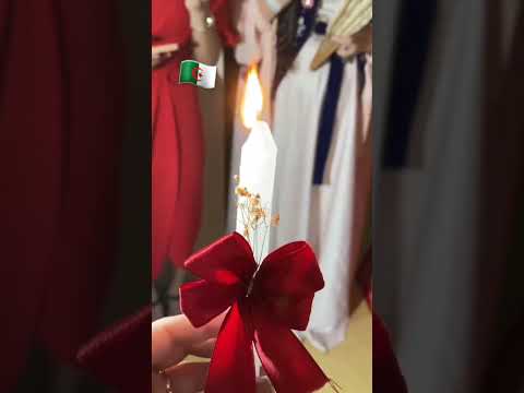 شموع حنة العروس الجزائرية