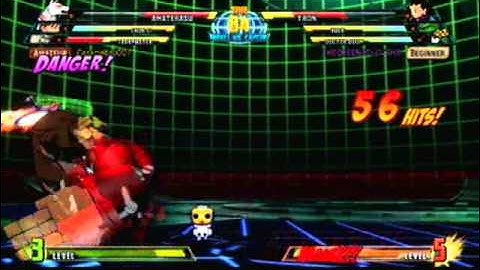 Vanilla MvC3: Queen (Tron/Hulk/Doom) vs Ammy/Chun/Task