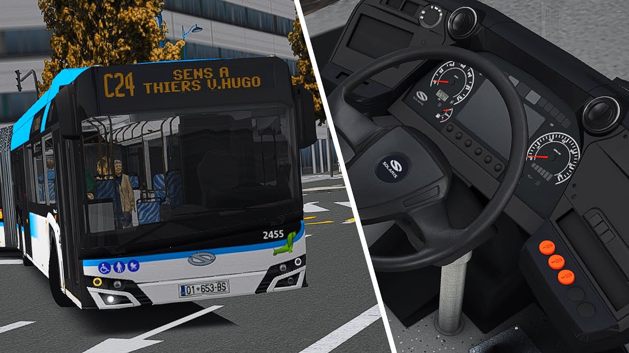 OMSI 2 Saint-Servan v3 | C24-A Thiers-Victor Hugo ⇄ Thiers-Victor Hugo | Solaris Urbino IV FL.