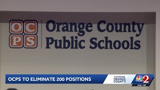 Orange County schools cut 200 positions due to budget constraints