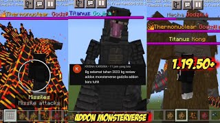 Showcase Addon Monsterverse Godzilla MCPE Minecraft Indonesia screenshot 2