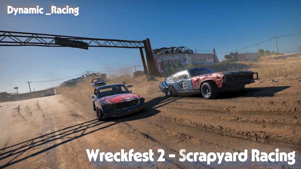 Wreckfest 2 Scrapyard Racing Gameplay - YouTube