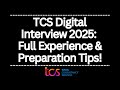 TCS DIGITAL INTERVIEW 2025 #tcs #tcs_pattern #tcs2025 #tcstatus #tcsresult #tcsshare #tcsinterview