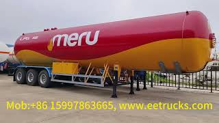 56000 liters 25 Ton LPG Tanker Trailer #lpgtankertrailer
