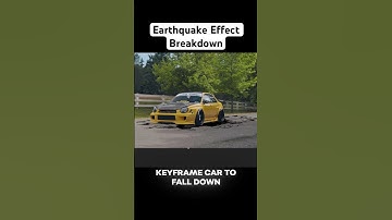 Earthquake Effect Breakdown #editing #vfx