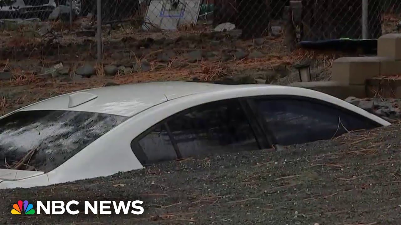 California community comes together after widespread damage from flooding and mudslides