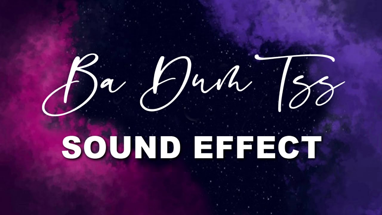 Ba Dum Tss Sound Effect | NO COPYRIGHT 🎤🎶 - YouTube