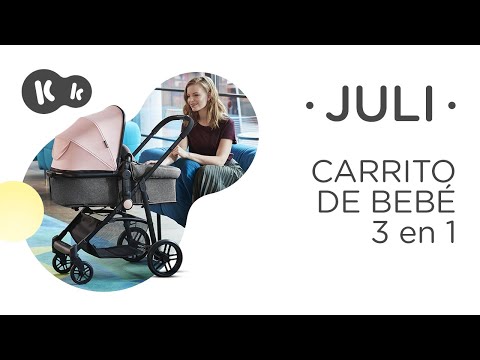 Carrito de bebé 3 en 1 JULI Kinderkraft | con silla de coche