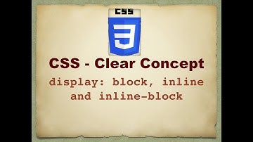 CSS Display Inline, Block and Inline Block | CSS Display Property