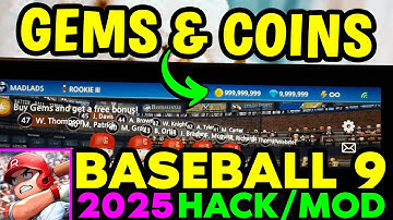 Baseball 9 Hack (GUIDE) How to get Unlimited Gems, Coins & Energy Mod Apk (iOS/Android)