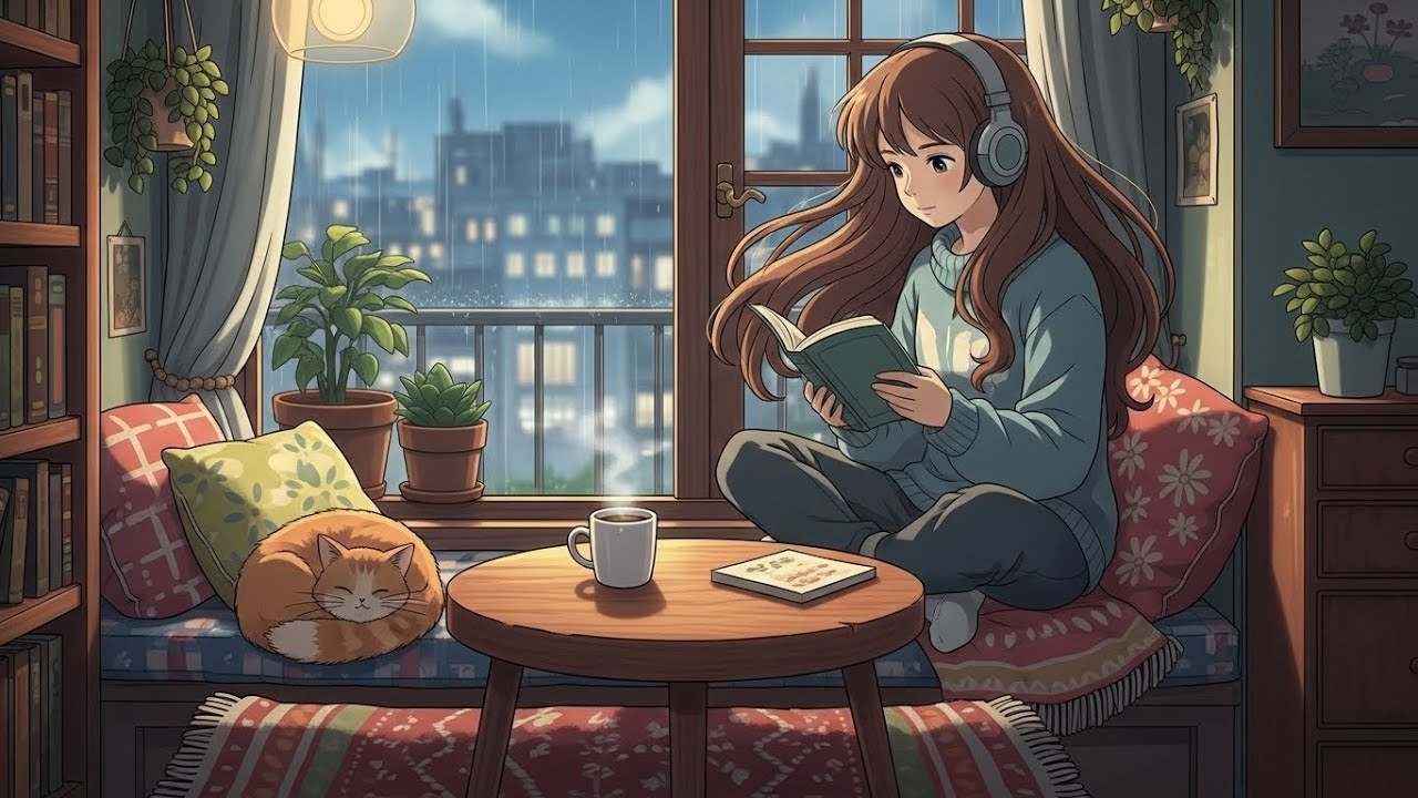 💤 Sleepy Midnight Café | Gentle Lofi Melodies for Rest & Calmness