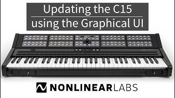 Nonlinear Labs C15 - updating the firmware using the browser-based Graphical UI