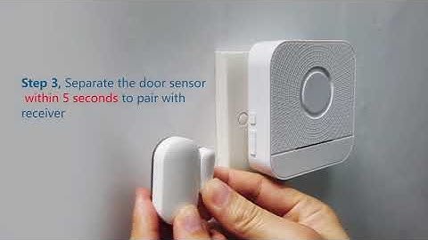 BITIWEND Home Security Expandable Wireless Door Open Chime Door Entry Alarm