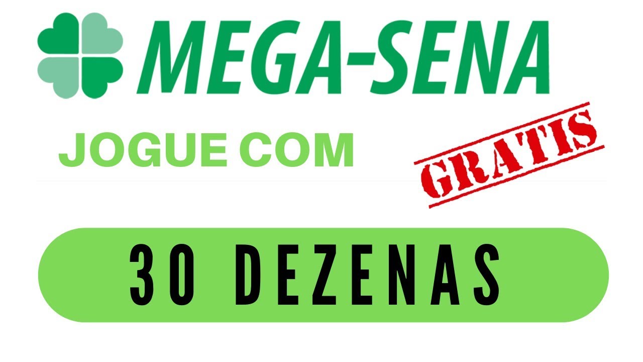 🔴((Planilha Mega Sena Grátis)) - Planilha Mega Sena 30 Dezenas - Para 4 - 5 - 6 PONTOS - Boa Sorte!