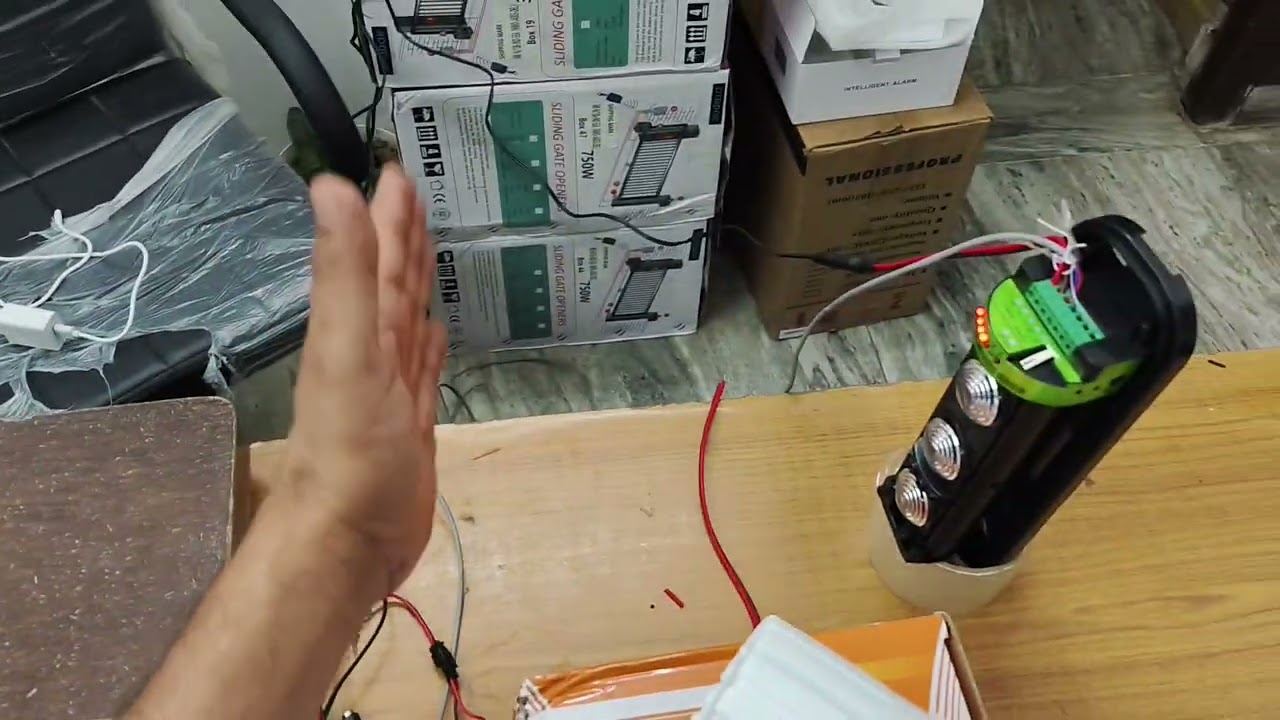 Navkar Systems Tri Beam Sensor | Integrated with Security Alarm System, Big Siren & Converter