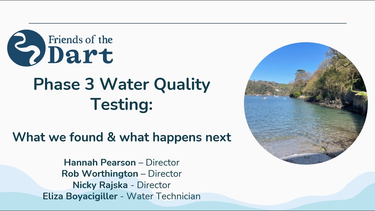 Water quality findings for the River Dart and whats next in 2026