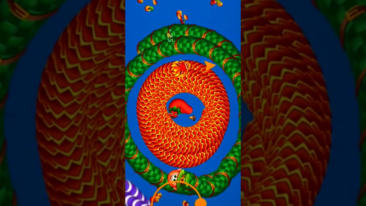 Worms zone io Big snake kill Worms zone magic game play snake game saamp wala game Tiger Gamer Rock
