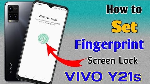 How to set fingerprint screen lock in VIVO Y21s | fingerprint Lock kaise lagaye VIVO Y21s mobile me