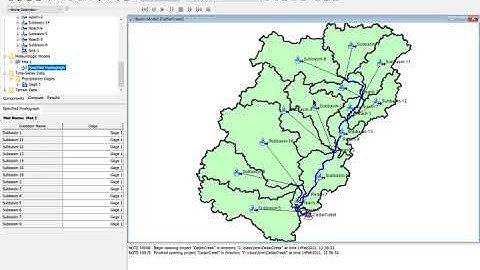 Hydrologic Modeling Using HEC-HMS (8/9) - Creating Control Specification and Simulation Run