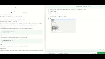 Python-math-Polarcoordinates