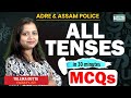 ALL TENSES in 30 Minutes 🔥 | Complete English Grammar for ADRE &amp; Assam Police | MCQs + Tricks