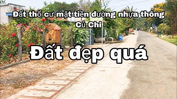 Nhà đất củ chi | giá rẻ | giới thiệu | Lô đất thổ cư mặt tiền đường nhựa thông 154m2 sạch đẹp