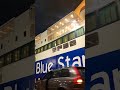 1-1-2024 BLUE STAR FERRIES DILOS FIRST SHIP - PIRAEUS PORT #O1-01-2024 #2024