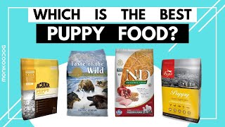 Which is the World's BEST Puppy food of 2021. II Dry Puppy food review ll Monkoodog