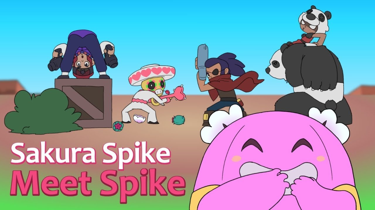 Brawl Stars Animation Sakura Spike Parody Youtube - spike sacora brawl stars