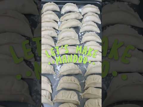 How to make simple Mandoo(만두) from Scratch!