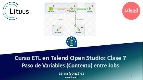 Talend Open Studio tRun y Context entre Jobs