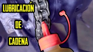 COMO LUBRICAR LA CADENA DE TU MOTO [MECALEJO] [LUBRY]