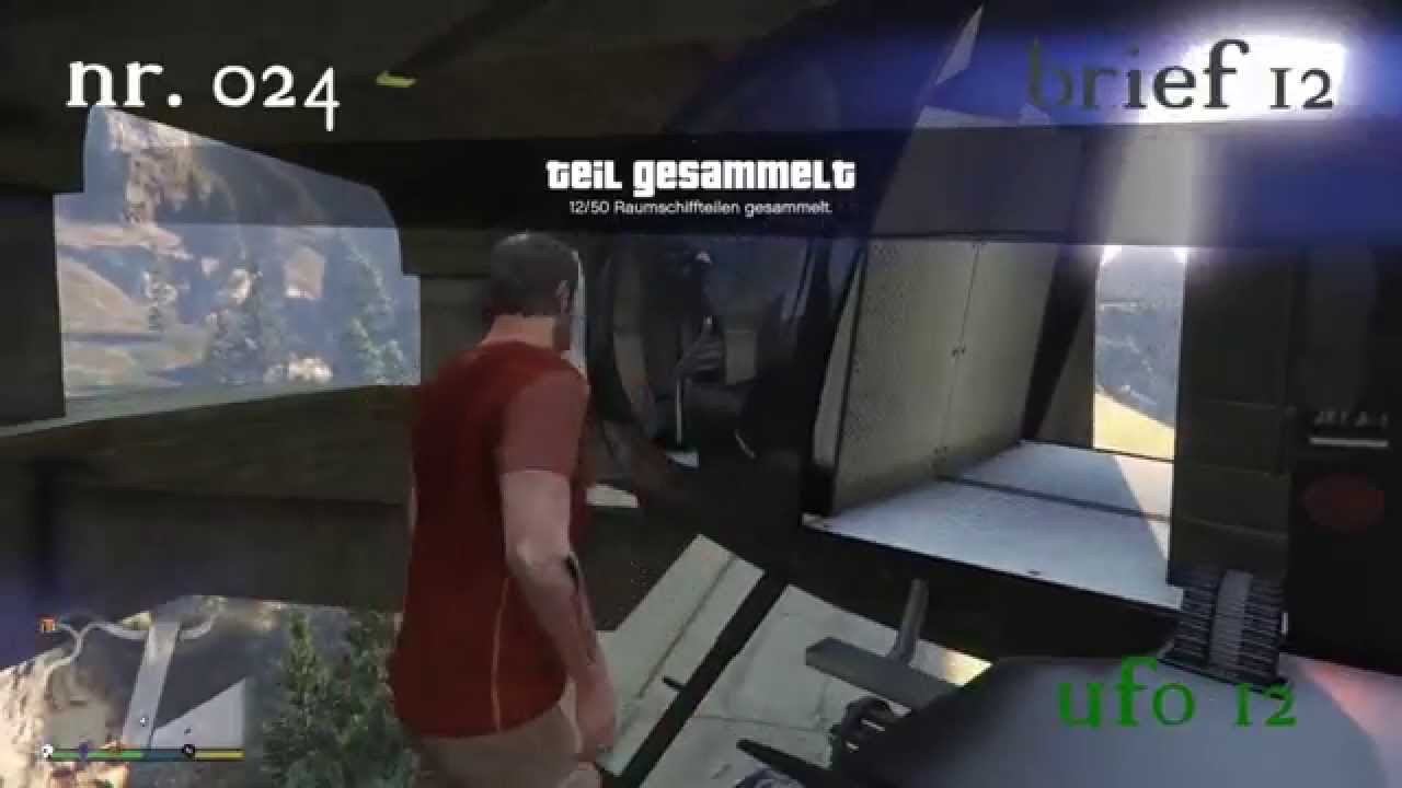 GTA V - Alle 100 Fundorte! (50 Raumschiffteile und 50 Briefschnipsel)