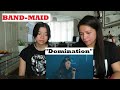 FIRST TIME REACTING BAND MAID DOMINATION (REACTION VIDEO)