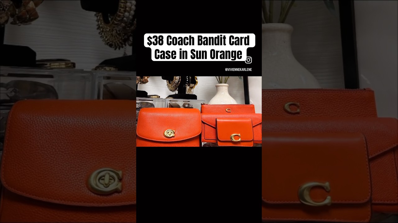 Coach | Bags | Orange Coach Purse | Poshmark