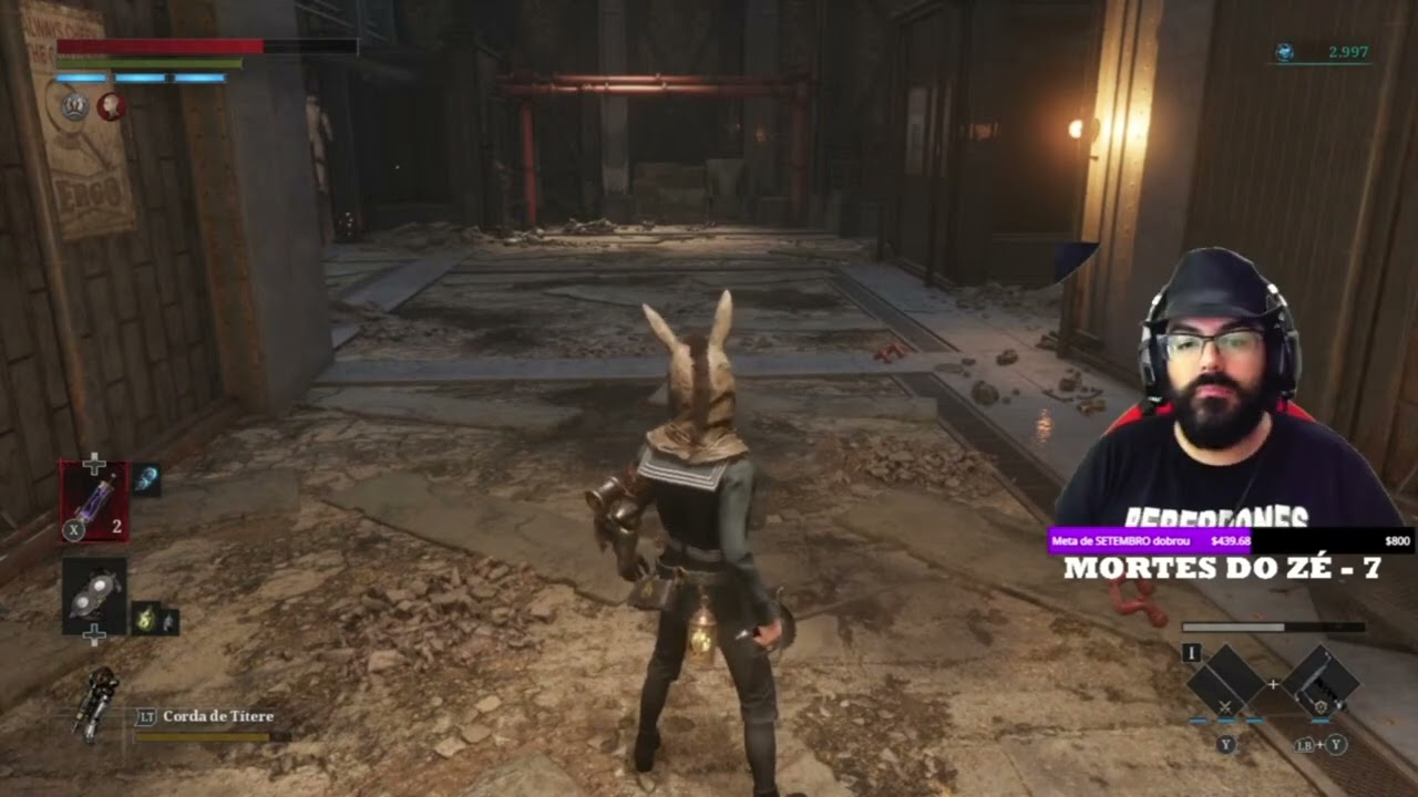 Zé supondo a alimentação do Wurple