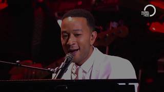 John Legend performs All of Me | Global Citizen Prize 2019 Resimi