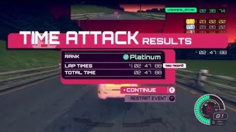 Inertial Drift Time Attack Twin Glen Run 02:47:88 (Terra Dart)