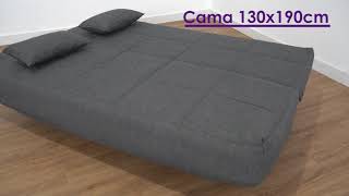 Sofá cama libro