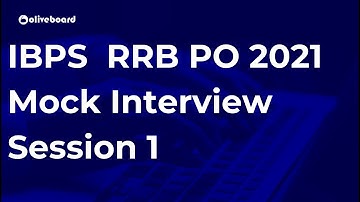 IBPS RRB PO Interview 2021 | Mock Interview | RRB PO 2021 | Session 1