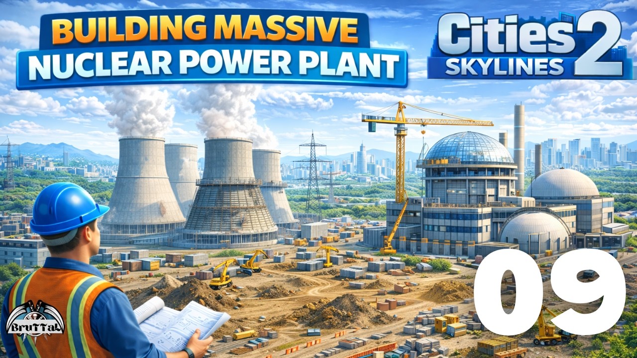 Building Worlds Most Powerful Nuclear Power Plant in Cities Skylines 2 || Episode 9