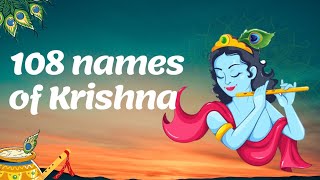 108 names of Lord Sri Krishna with meaning|