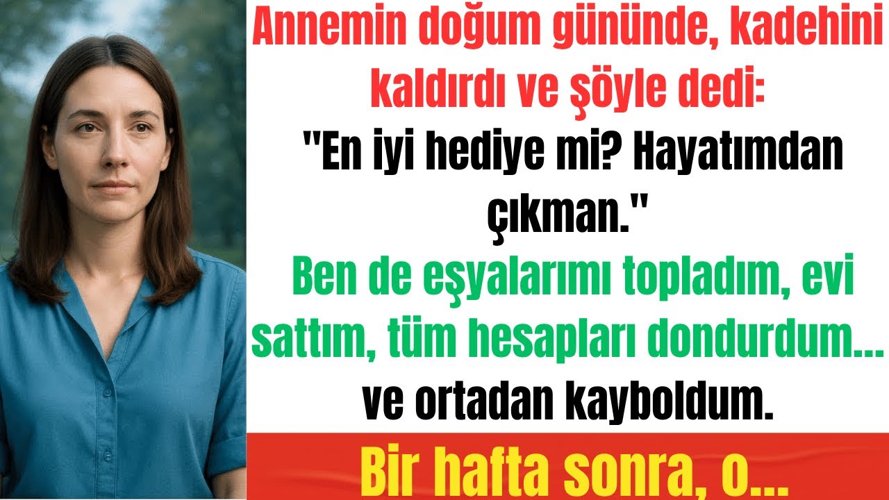 Annem 'Hayatımdan Çık' Dedi... Bir Hafta Sonra Olanlara İnanamazsınız!
