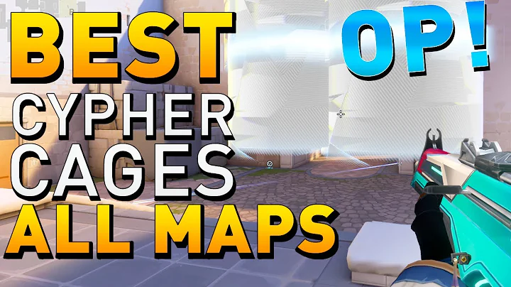 VALORANT - BEST Cypher One Way Cages & Tripwire Spots ALL MAPS (Cypher Traps Guide)