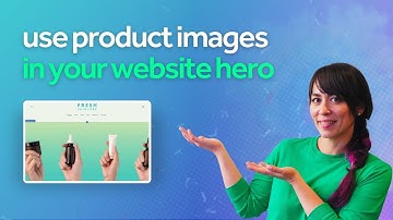 How to entice visitors with products in a web hero image