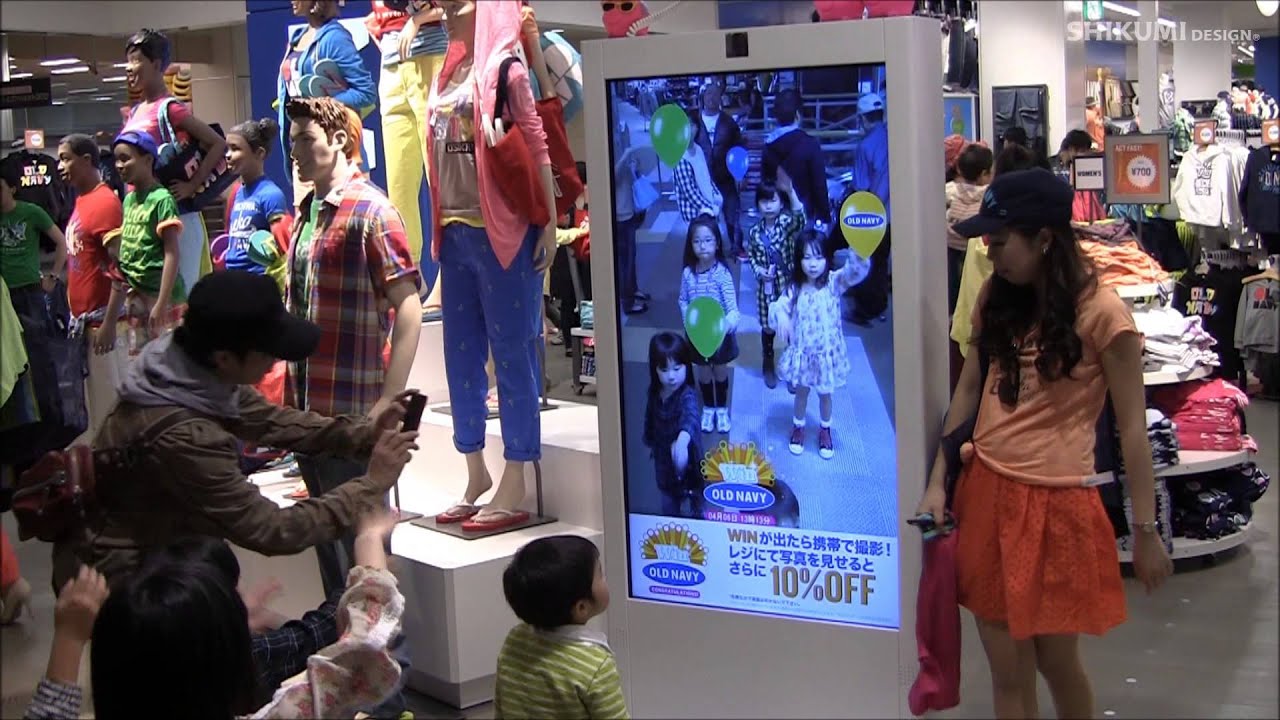 Gap Generation 及び Old Navy 向けデジタルサイネージ Shikumi Design