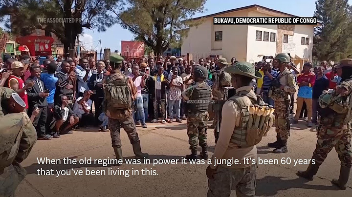 M23 rebel leader promises to restore order in eastern Congo’s provincial capital Bukavu