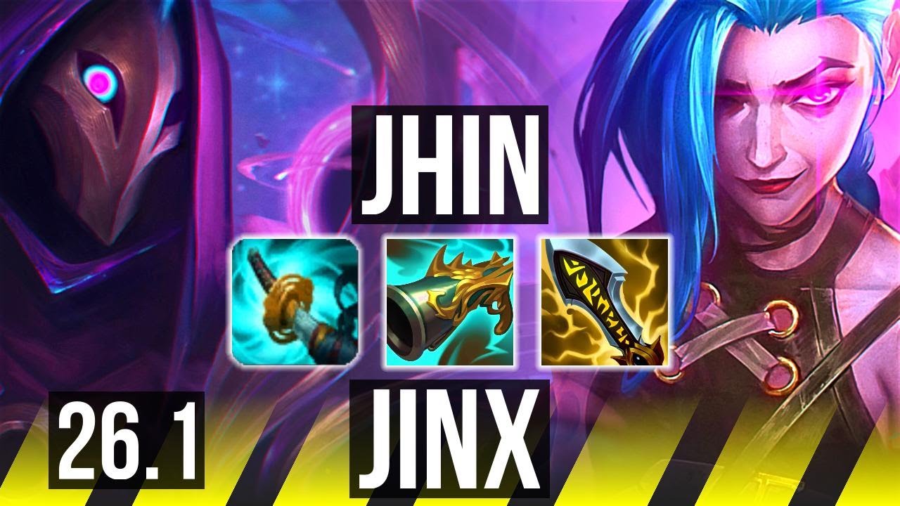 JHIN & Thresh vs JINX & Milio (ADC) | EUW Diamond | 26.1