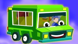 Ruedas en el autobús | Rimas infantiles para niños | autobús rima | Kids Rhyme | Wheels On The Bus